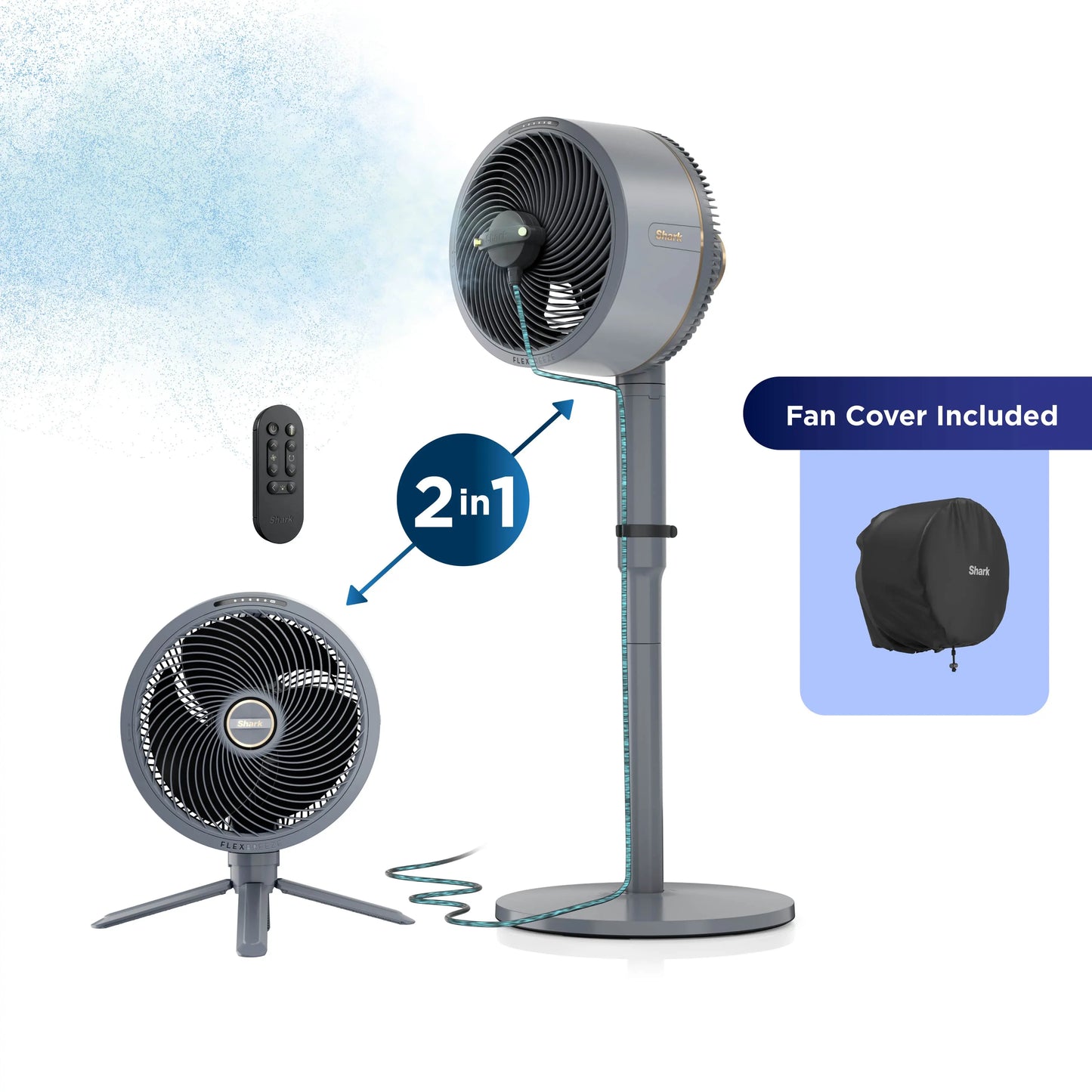 Next-Gen Cordless Mist Cooling Fan