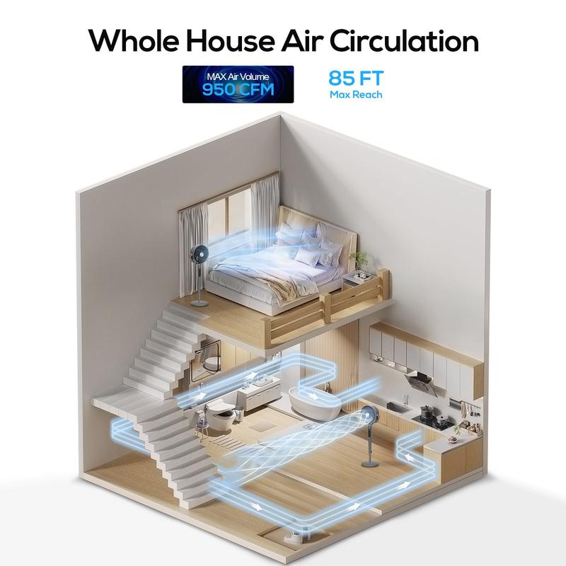 Ultra-Wide 12-Speed Air Fan