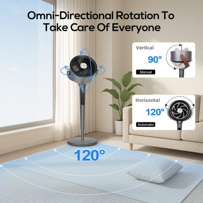 Ultra-Wide 12-Speed Air Fan