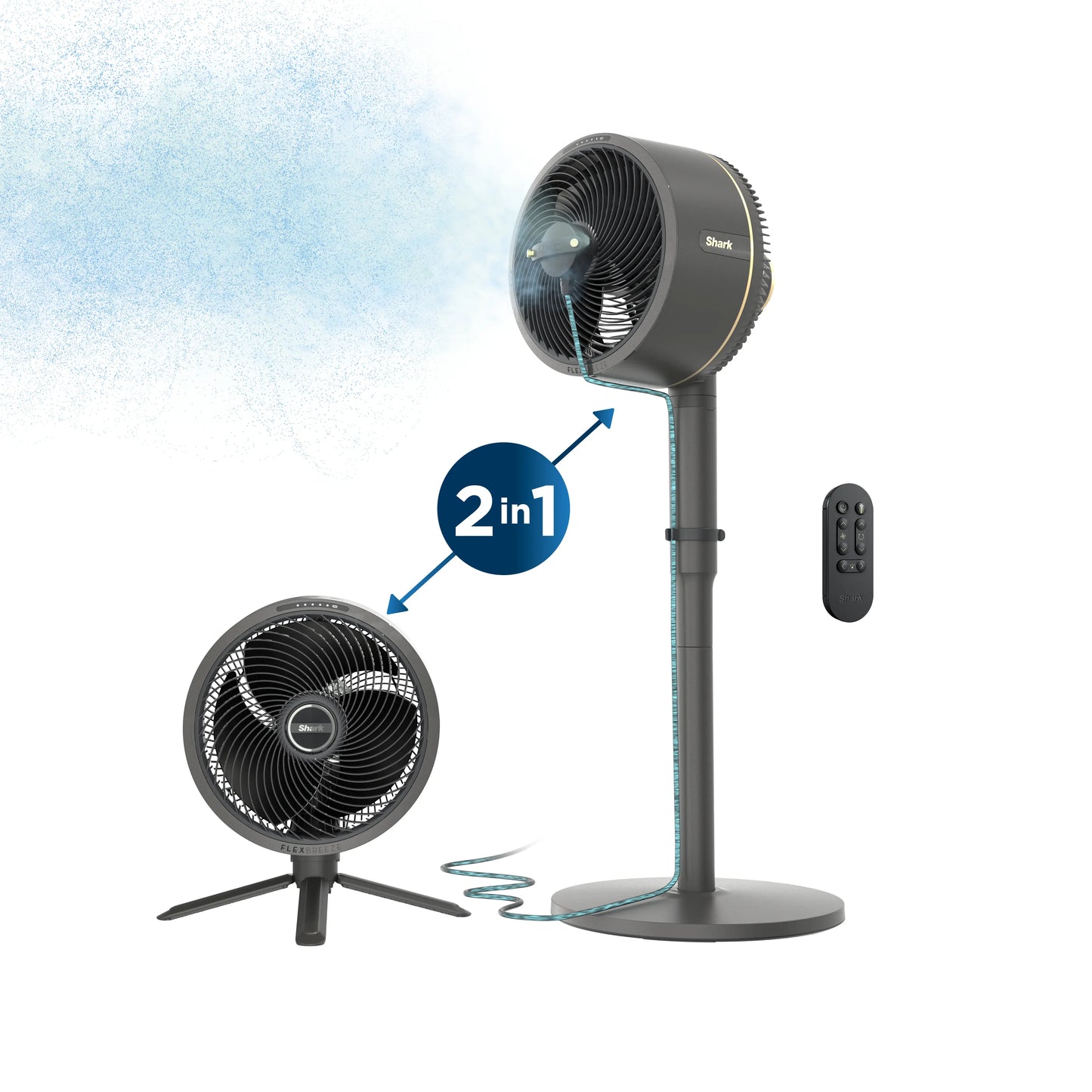 Next-Gen Cordless Mist Cooling Fan