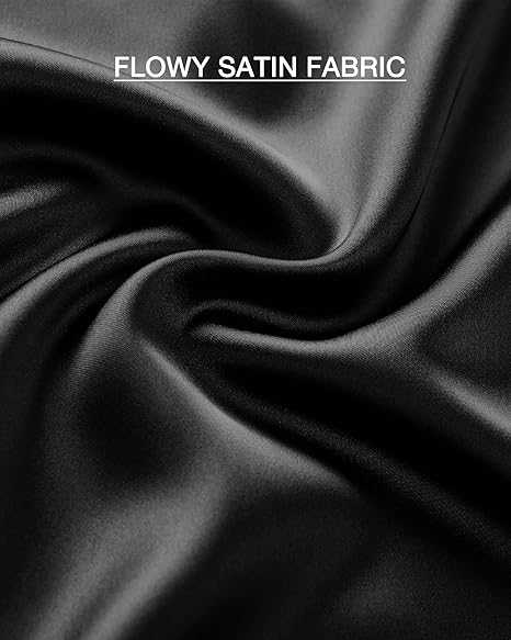 Luxury Satin Flowing Elegance Midi Skirt